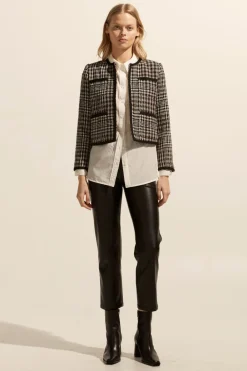 zoe kratzmann Patron Jacket-Check Boucle|Women Jackets