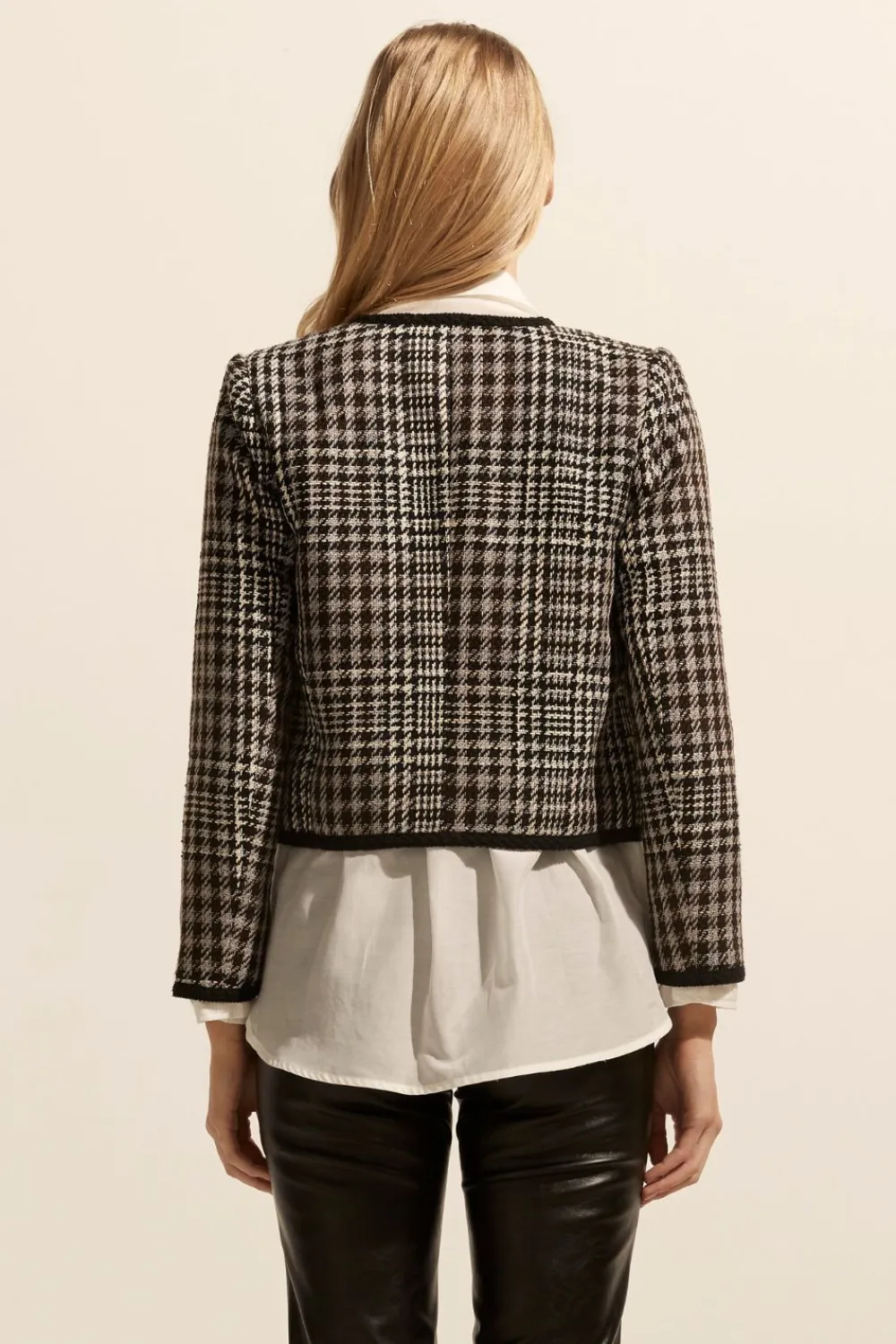 zoe kratzmann Patron Jacket-Check Boucle|Women Jackets