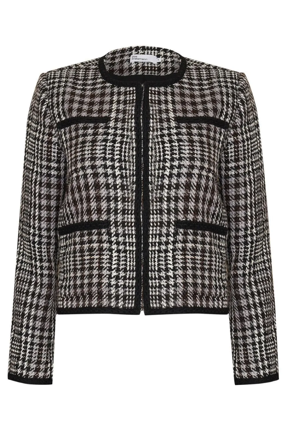 zoe kratzmann Patron Jacket-Check Boucle|Women Jackets