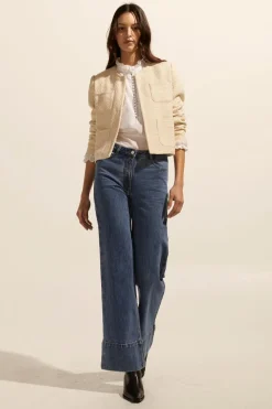 zoe kratzmann Patron Jacket-Ecru Boucle|Women Jackets