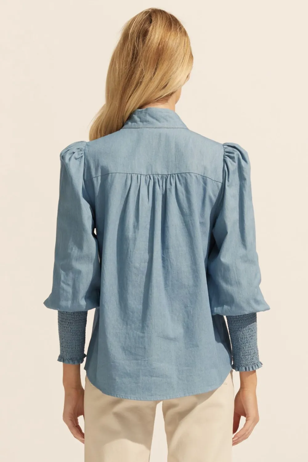 zoe kratzmann Pier Top-Chambray|Women Tops