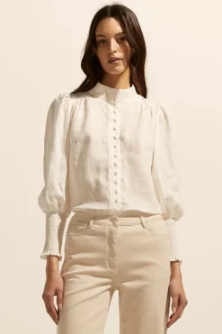 zoe kratzmann Pier Top-Cream|Women Tops