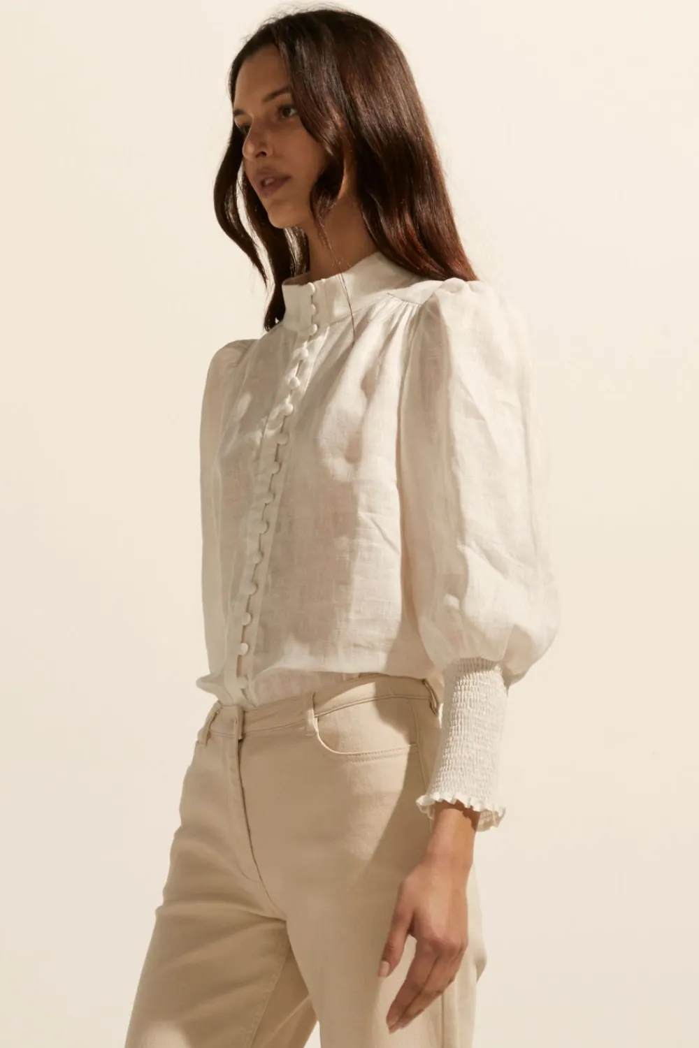 zoe kratzmann Pier Top-Cream|Women Tops