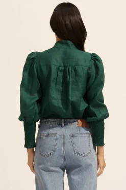 zoe kratzmann Pier Top-Green|Women Tops