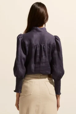 zoe kratzmann Pier Top-Indigo|Women Tops