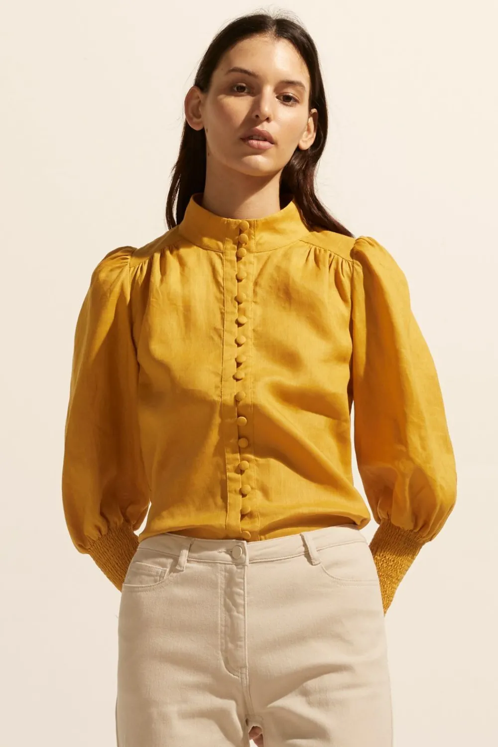 zoe kratzmann Pier Top-Ochre|Women Tops