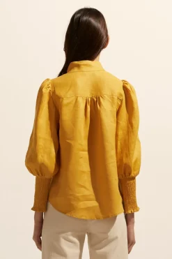 zoe kratzmann Pier Top-Ochre|Women Tops