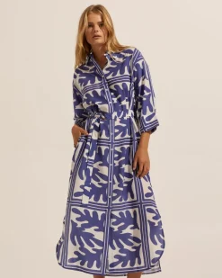zoe kratzmann Pinpoint Dress-Frond Wave|Women Dresses