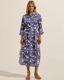 zoe kratzmann Pinpoint Dress-Frond Wave|Women Dresses