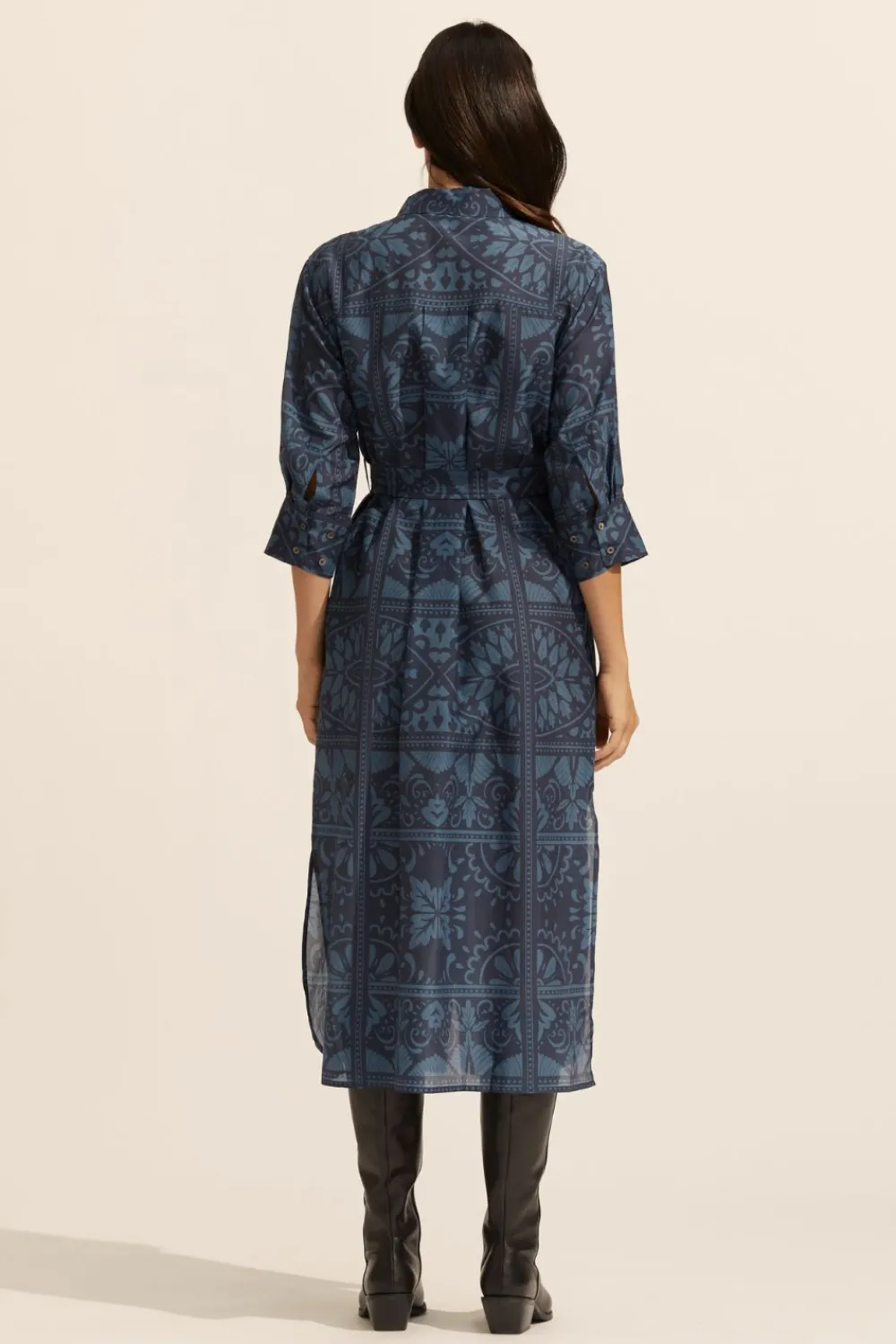 zoe kratzmann Pinpoint Dress-Indigo Mosaic|Women Dresses