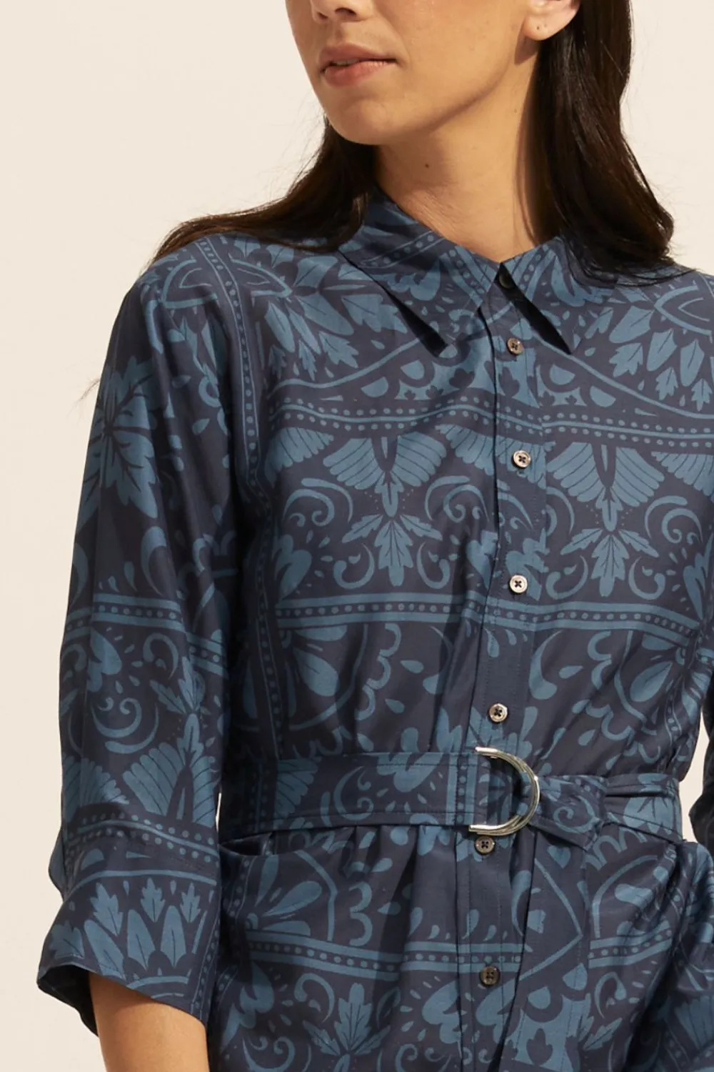 zoe kratzmann Pinpoint Dress-Indigo Mosaic|Women Dresses