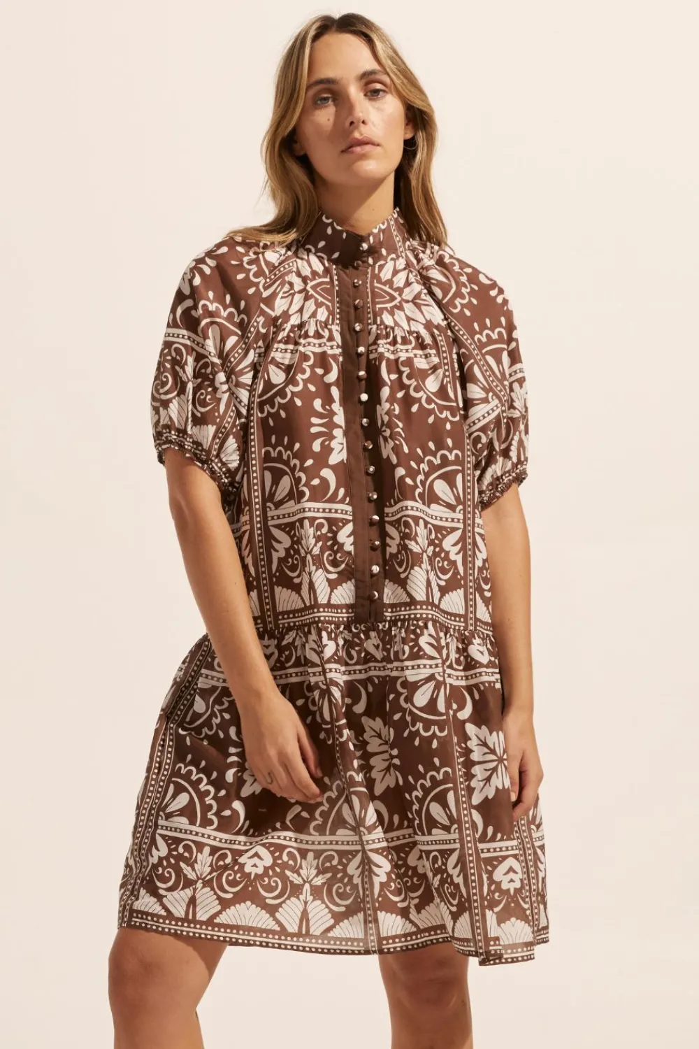 zoe kratzmann Pivot Dress-Choc Mosaic|Women Dresses