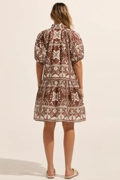 zoe kratzmann Pivot Dress-Choc Mosaic|Women Dresses