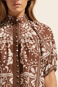 zoe kratzmann Pivot Dress-Choc Mosaic|Women Dresses