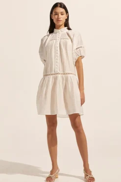 zoe kratzmann Pivot Dress-Porcelain|Women Dresses