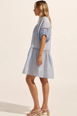 zoe kratzmann Pivot Dress-Sky|Women Dresses