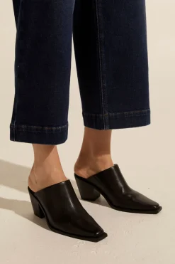 zoe kratzmann Primary Mule-Black|Women Heels