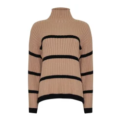 zoe kratzmann Privy Knit-Camel/Black|Women Knitwear