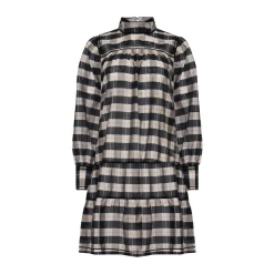 zoe kratzmann Prowess Dress-Black/Ecru Check|Women Dresses