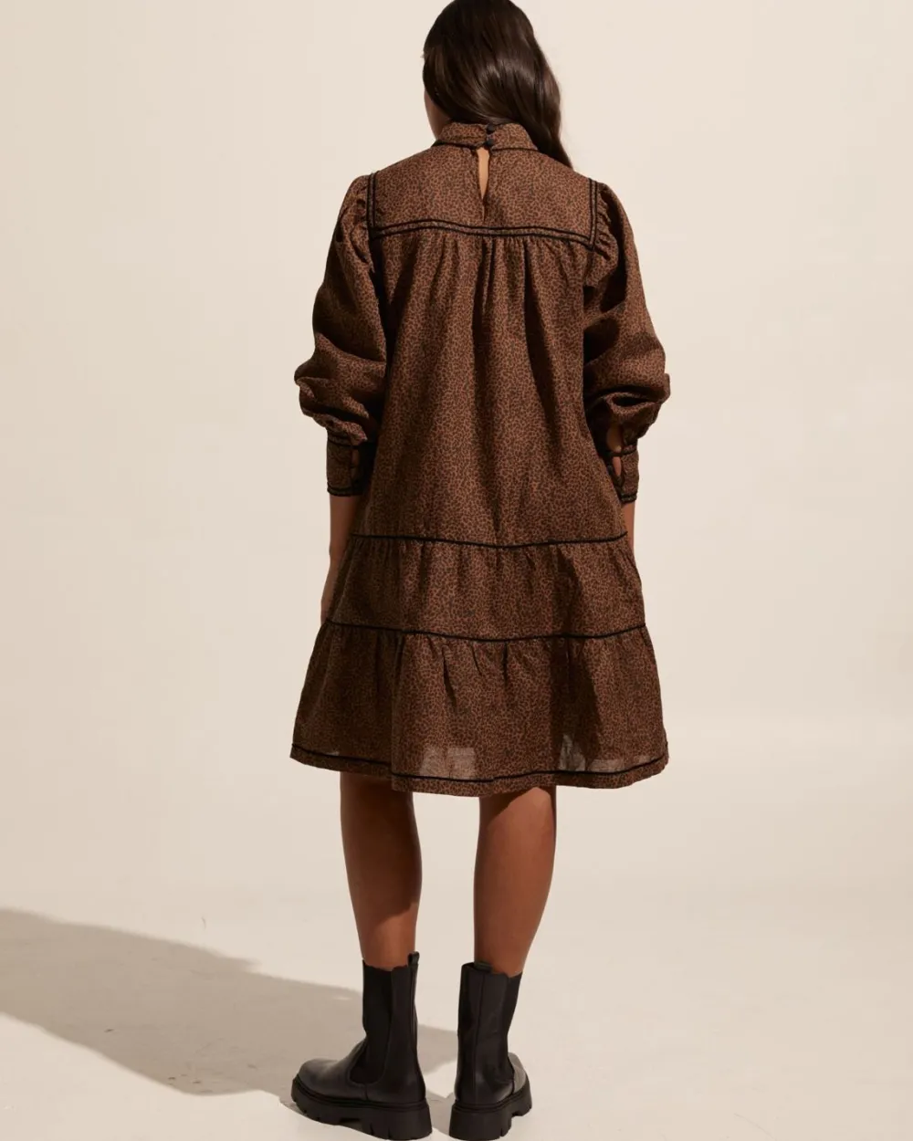 zoe kratzmann Prowess Dress-Toast Leopard|Women Dresses