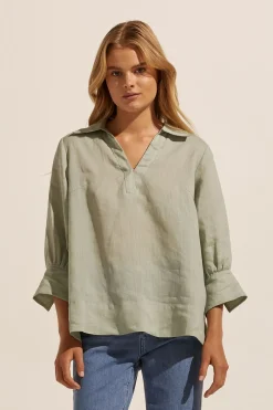 zoe kratzmann Quiver Top-Laurel|Women Tops