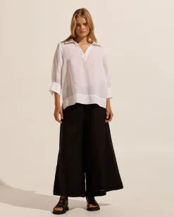 zoe kratzmann Quiver Top-Porcelain|Women Tops