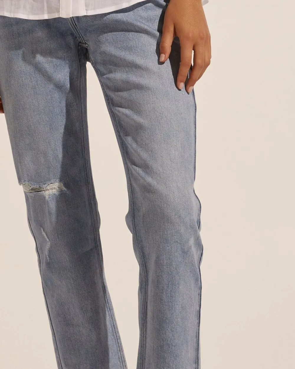 zoe kratzmann React Jean-Distressed Denim|Women Bottoms