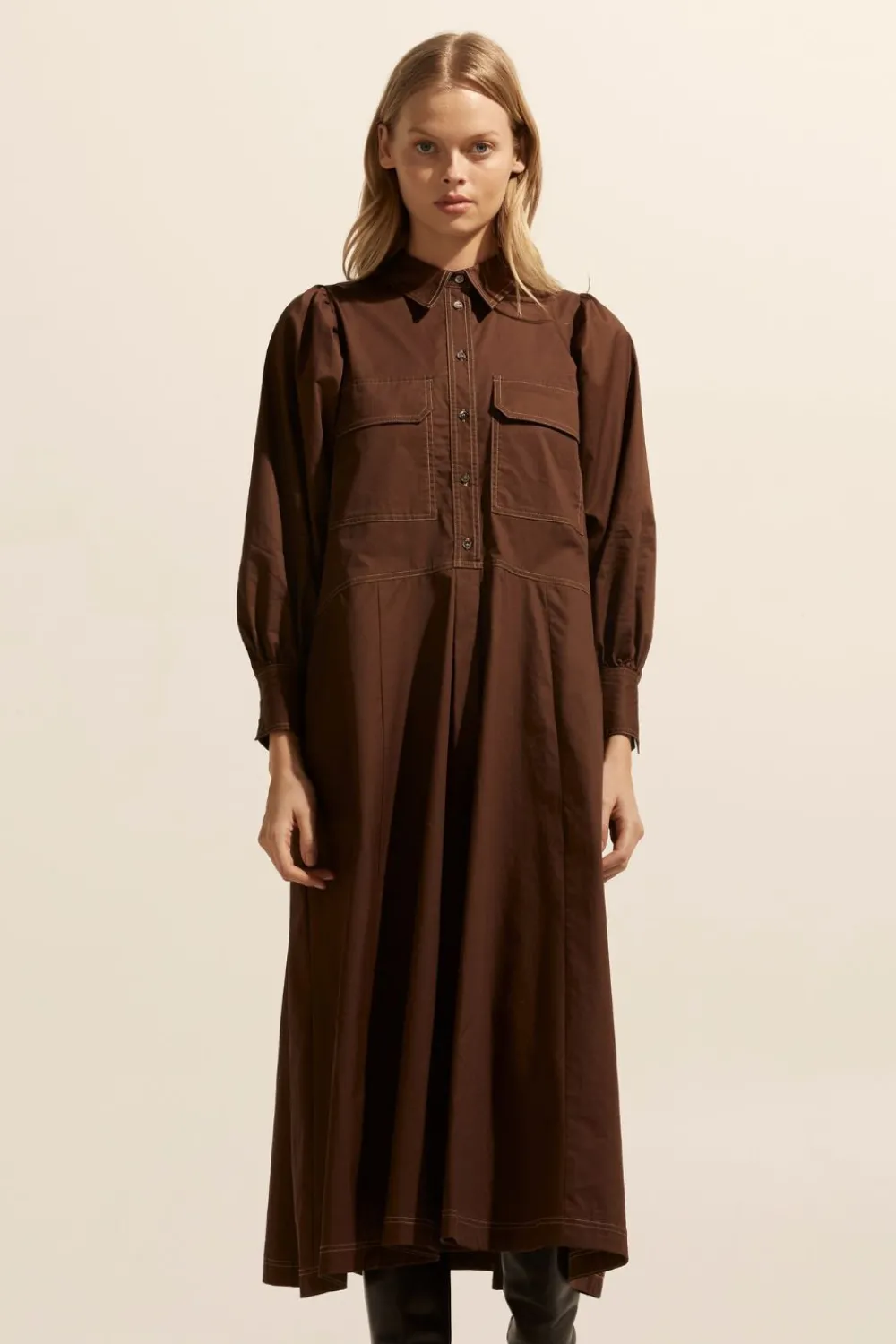 zoe kratzmann Recess Dress-Chocolate|Women Dresses