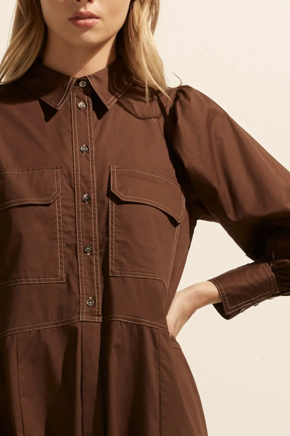 zoe kratzmann Recess Dress-Chocolate|Women Dresses
