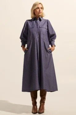 zoe kratzmann Recess Dress-Yale Stripe|Women Dresses