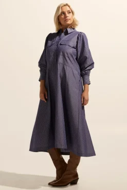 zoe kratzmann Recess Dress-Yale Stripe|Women Dresses
