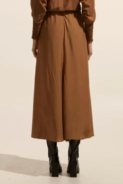 zoe kratzmann Recite Skirt-Caramel|Women Bottoms