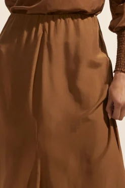 zoe kratzmann Recite Skirt-Caramel|Women Bottoms