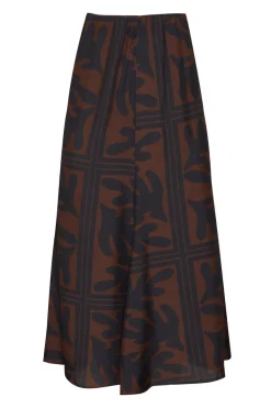 zoe kratzmann Recite Skirt-Choc Frond|Women Bottoms