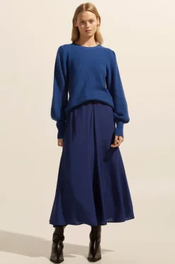 zoe kratzmann Recite Skirt-Slate|Women Bottoms