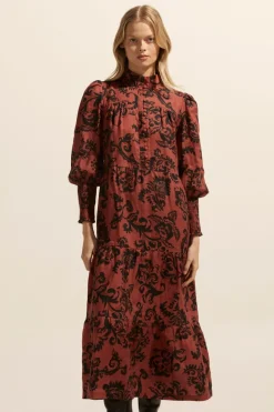 zoe kratzmann Recruit Dress-Clay Floral|Women Dresses
