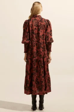 zoe kratzmann Recruit Dress-Clay Floral|Women Dresses
