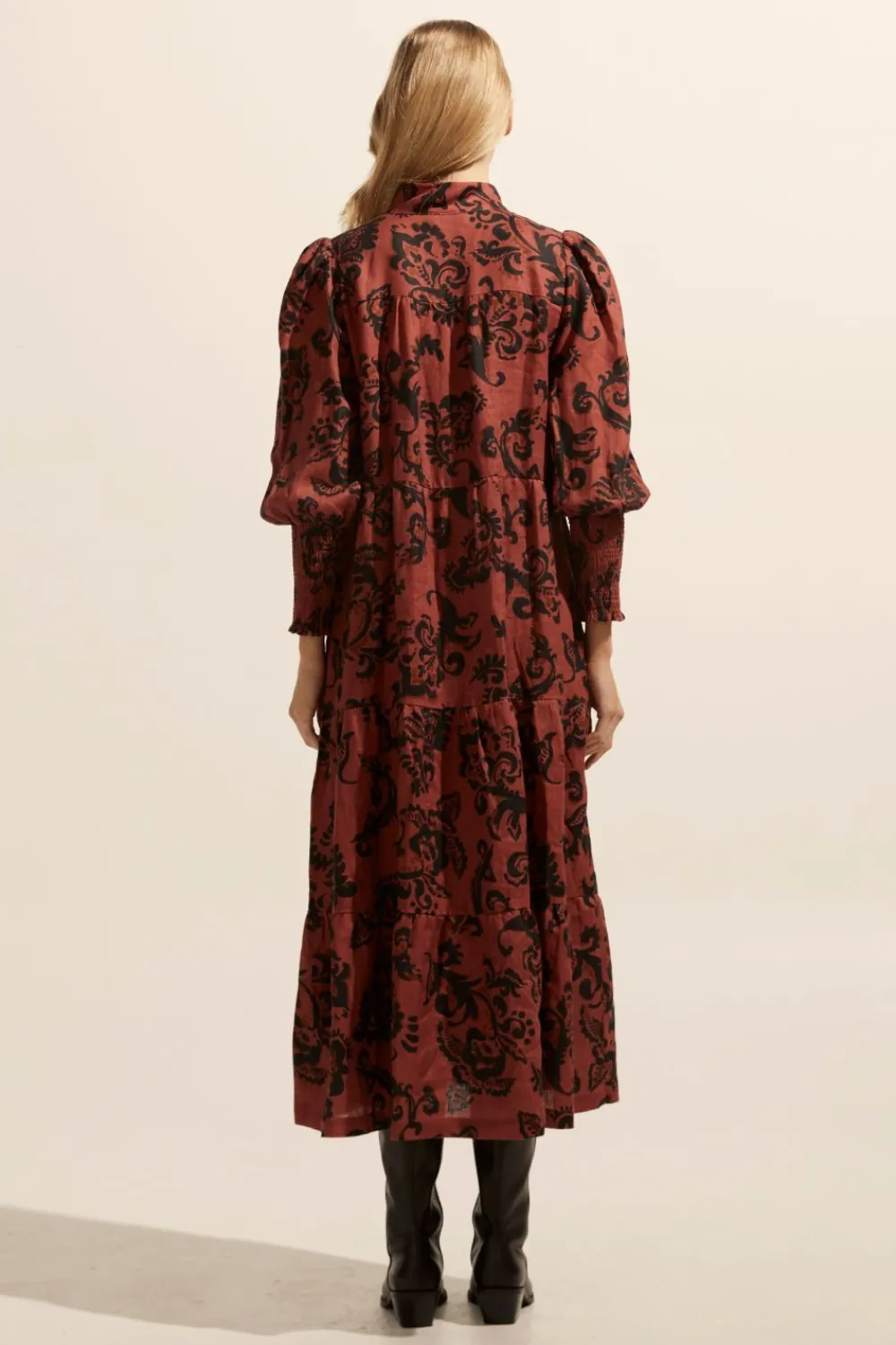 zoe kratzmann Recruit Dress-Clay Floral|Women Dresses