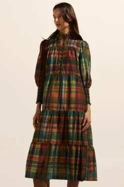 zoe kratzmann Recruit Dress-Kaleidoscope Check|Women Dresses