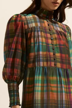 zoe kratzmann Recruit Dress-Kaleidoscope Check|Women Dresses