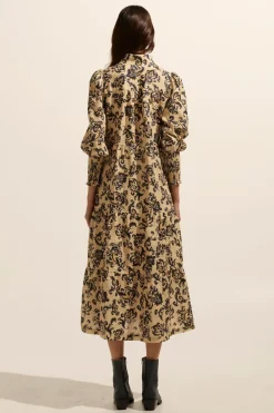 zoe kratzmann Recruit Dress-Ochre Floral|Women Dresses