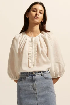 zoe kratzmann Refine Top-Cream|Women Tops