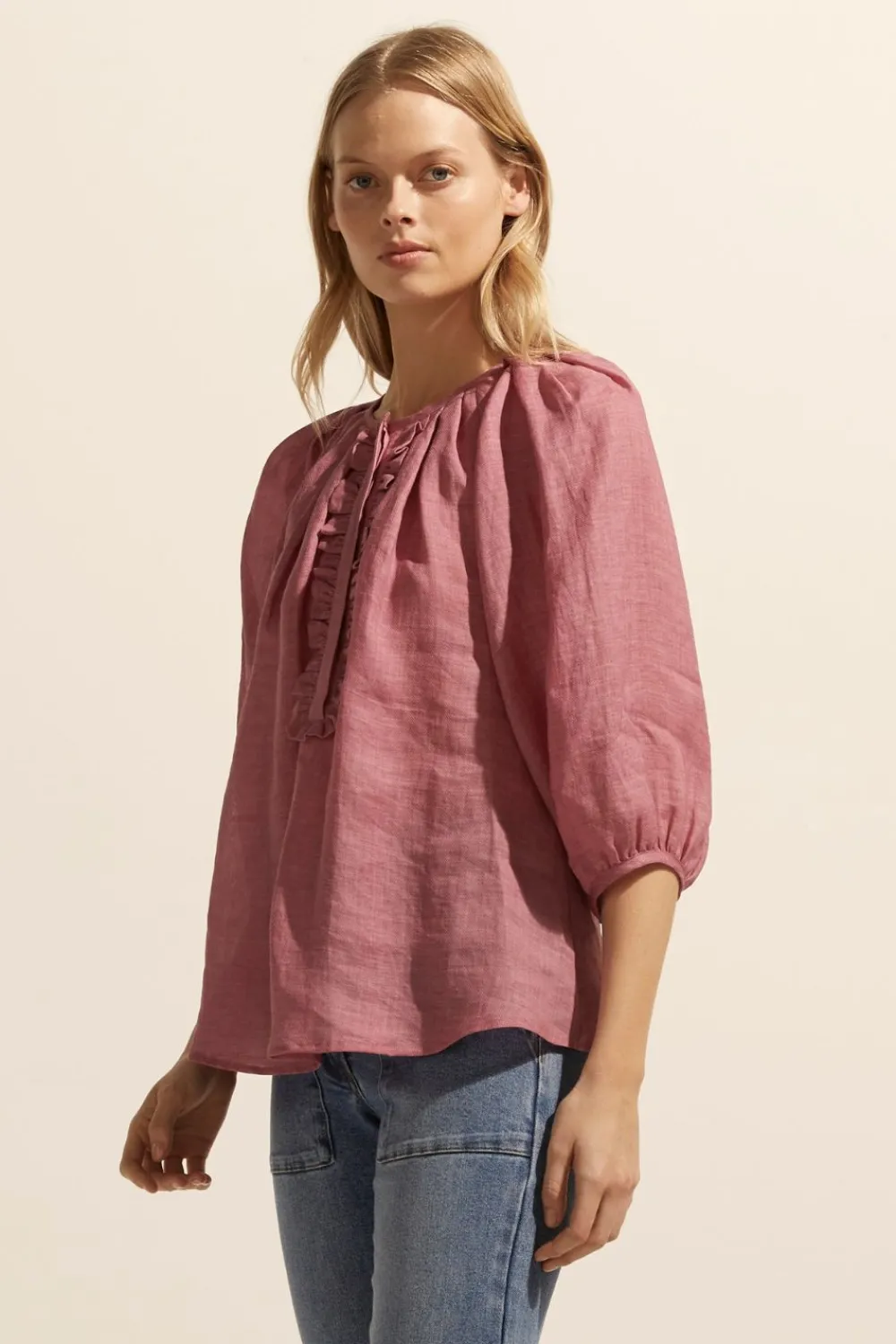 zoe kratzmann Refine Top-Magenta|Women Tops