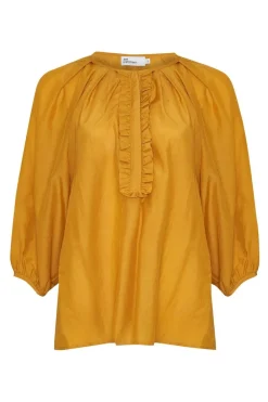 zoe kratzmann Refine Top-Ochre|Women Tops