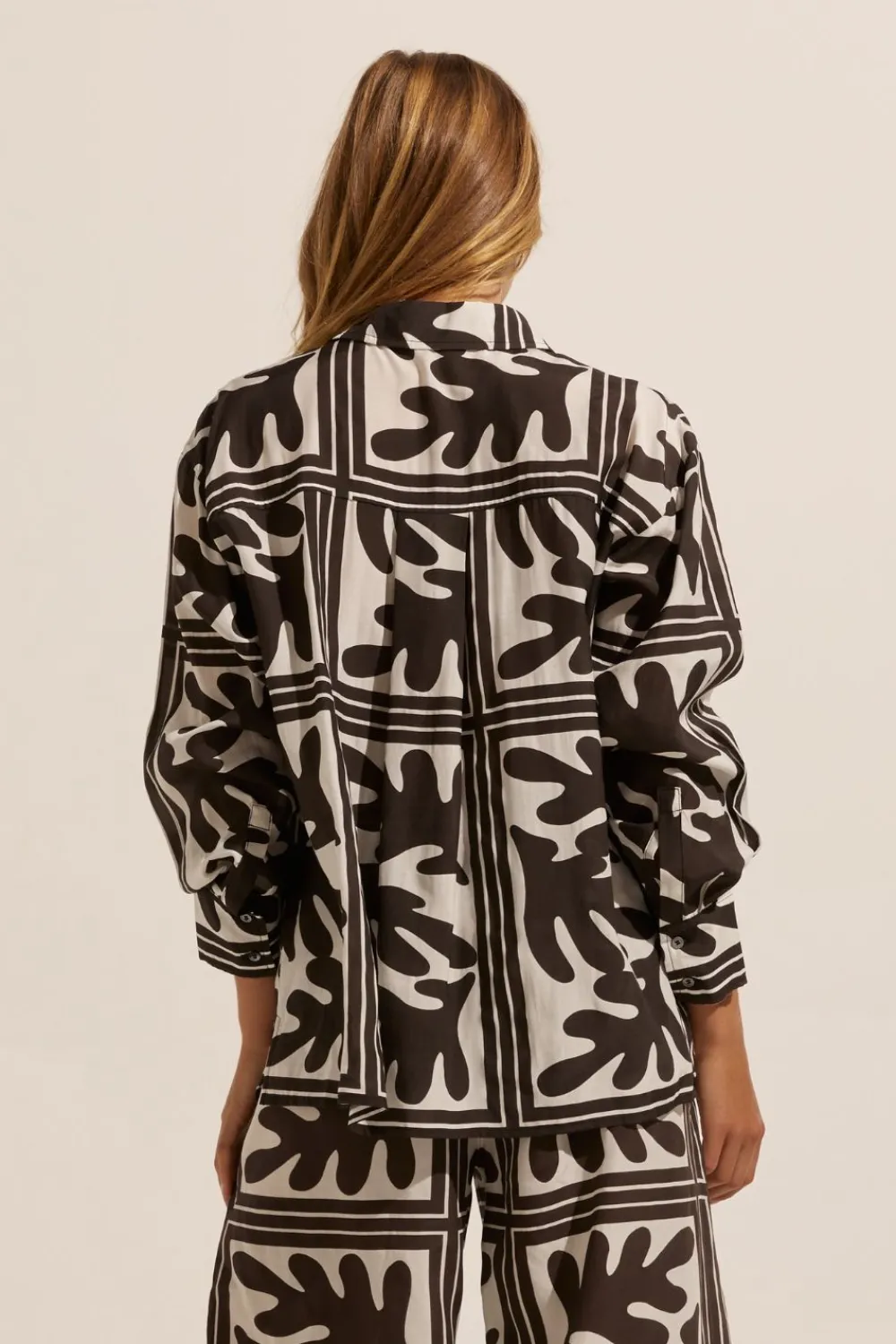 zoe kratzmann Reflex Top-Frond Choc|Women Tops