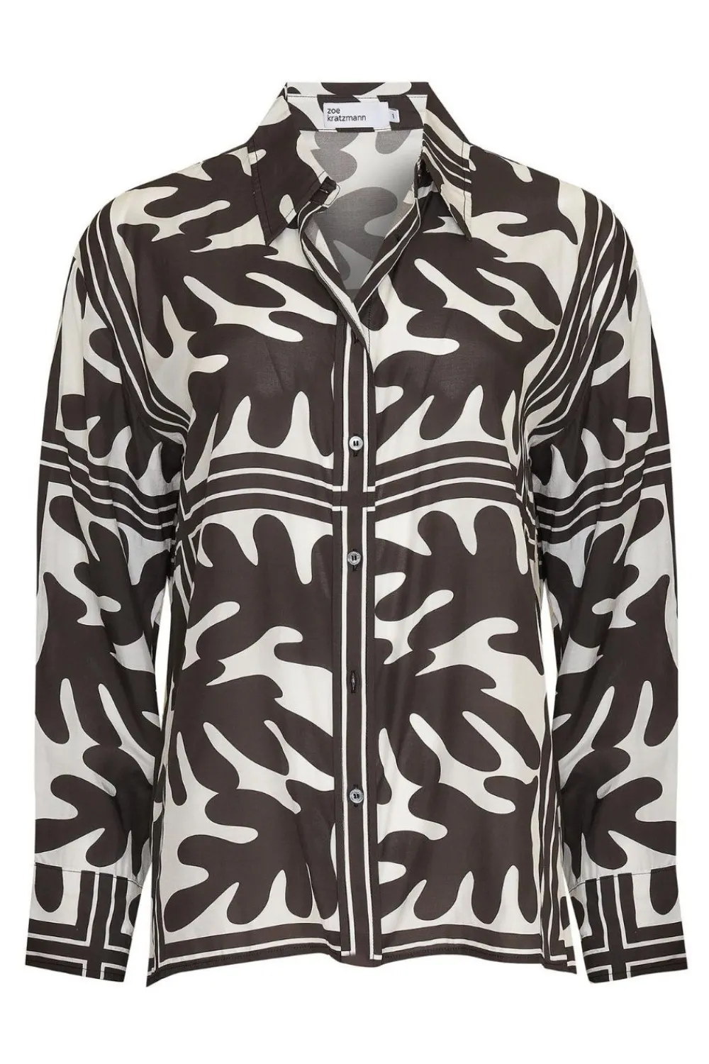 zoe kratzmann Reflex Top-Frond Choc|Women Tops