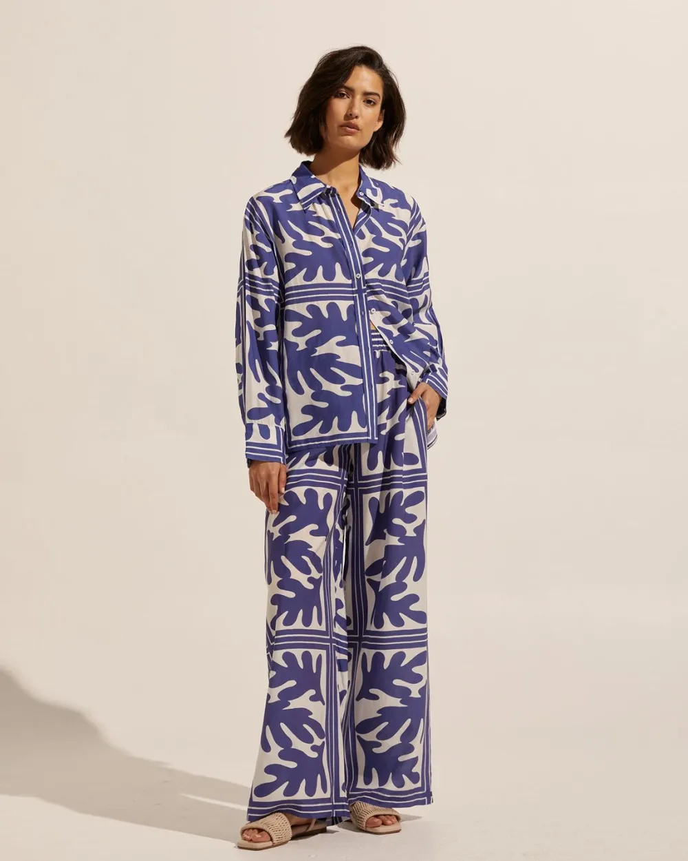 zoe kratzmann Reflex Top-Frond Wave|Women Tops