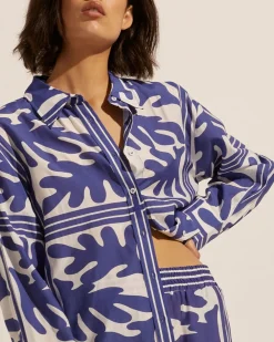 zoe kratzmann Reflex Top-Frond Wave|Women Tops