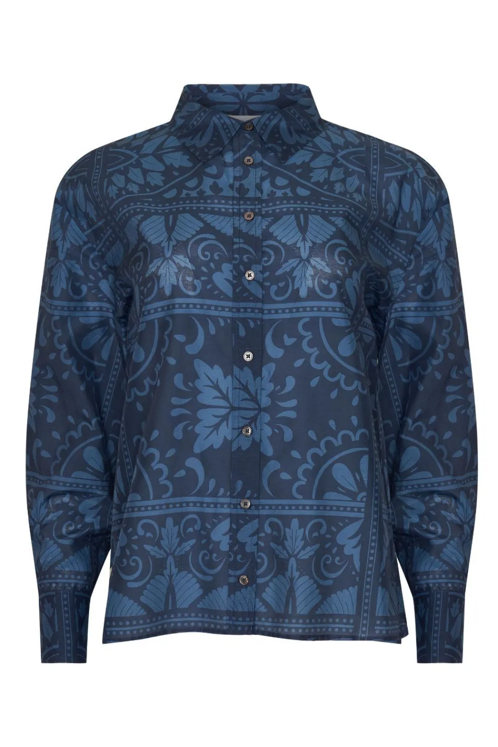 zoe kratzmann Reflex Top-Indigo Mosaic|Women Tops