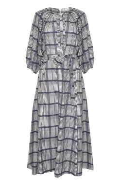 zoe kratzmann Regard Dress-Ink/Porcelain Check|Women Dresses